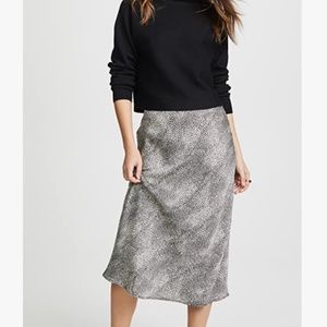 re:named Women's Leopard Midi Skirt